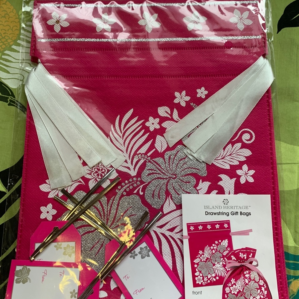 Drawstring Gift Bags by Island Heritage